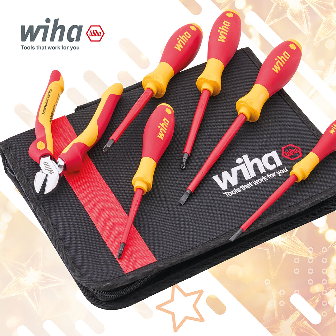 Wiha Electrician's VDE Screwdriver & Plier Set