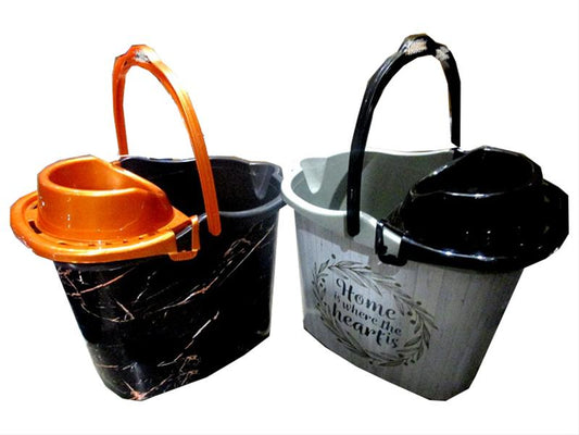 MD Best Plastic Mop Bucket 13L