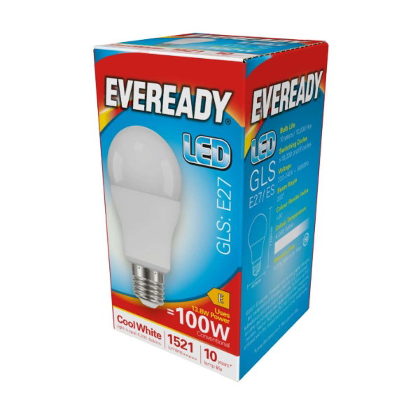 Eveready LED ES 100W Cool White GLS Bulb