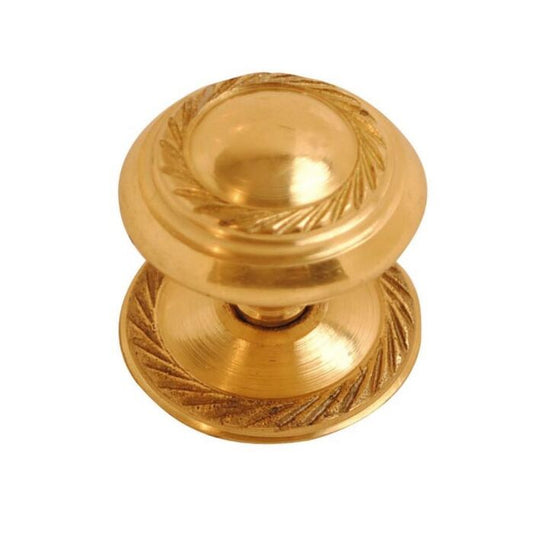 Basic Hardware 38mm Brass Georgian Knob