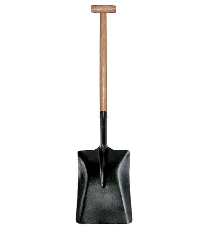 Round Tower No 2 Square Mouth Shovel with T Handle