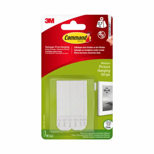 Command Medium Picture Hanging Strips 4 Pack