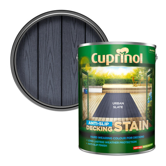 Cuprinol Anti Slip Decking Stain Urban Slate 5L