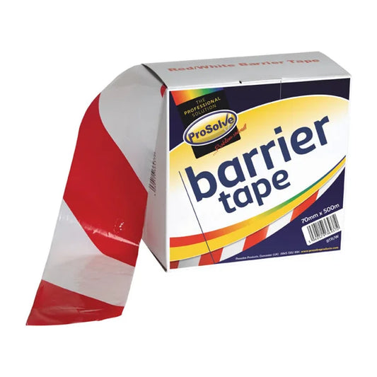 ProSolve Barrier Tape Red & White 70mm x 500m