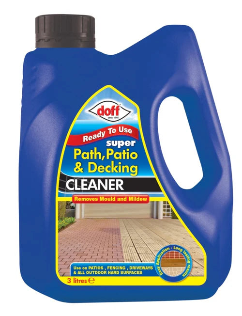 Doff Super Path, Patio & Decking Cleaner Ready to Use 3L