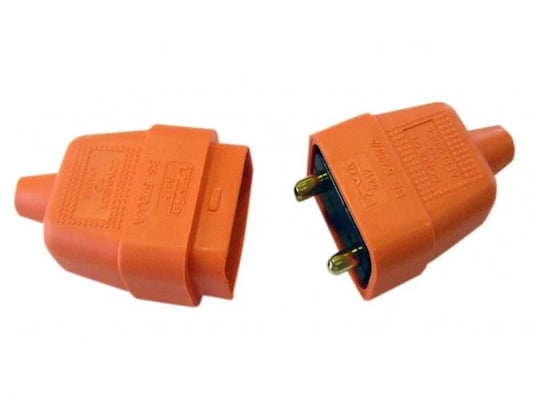 Dencon 2 Pin Orange 10 Amp Connector