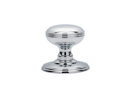 Carlisle Brass DK39CCP Delamain Ringed Knob Polished Chrome 1 Pair