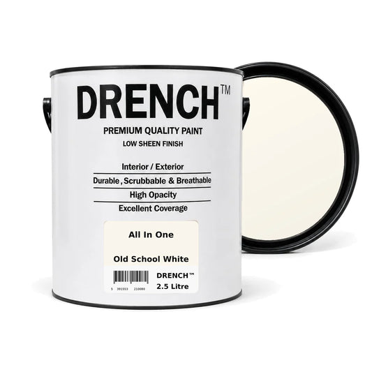 Drench All In One Multi Surface Paint Old School White 2.5L