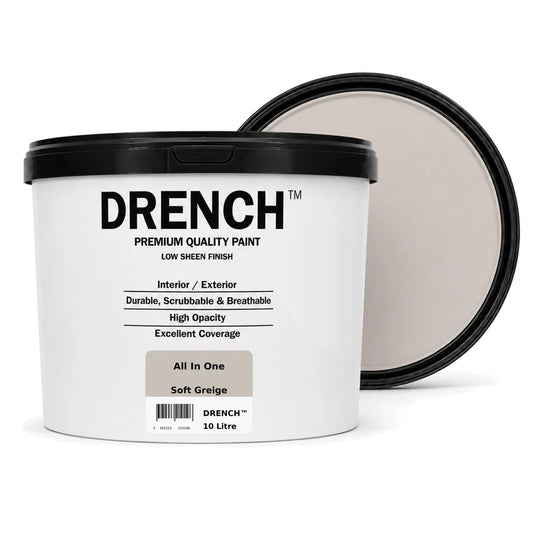 Drench All In One Multi Surface Paint Soft Greige 10L