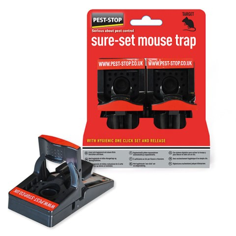 Pest Stop Sure-Set Mouse Trap 2 Pack
