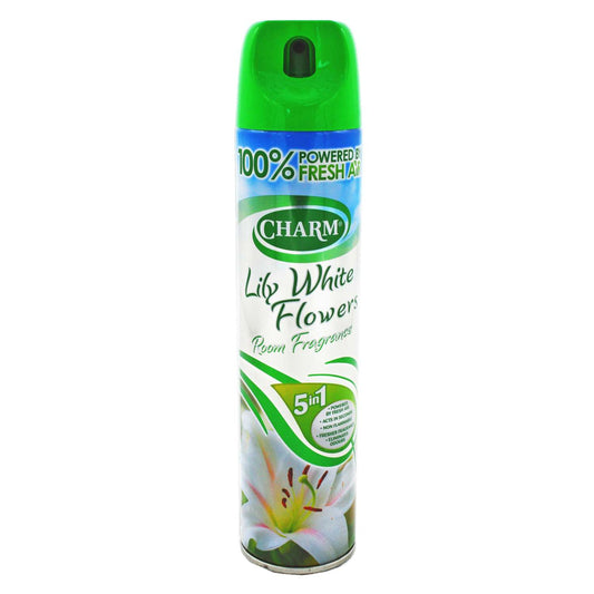 Charm Lily White Flowers Scented Air Freshener