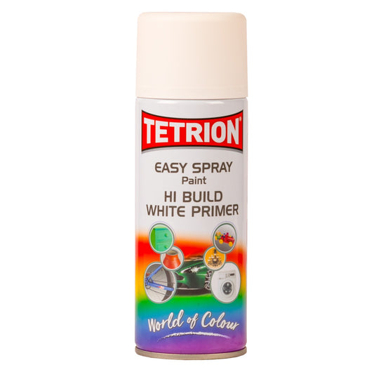 Tetrion Easy Spray Hi Build White Primer Spray Paint 400ml