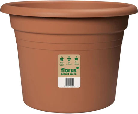 Elho Florus Mediterran Clindro Plant Pot Terracotta 30cm