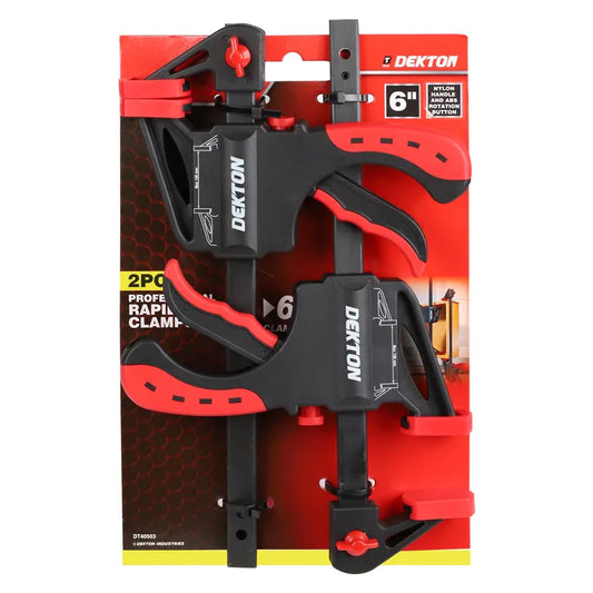 Dekton DT40503 2 Piece 6" Clamp Set
