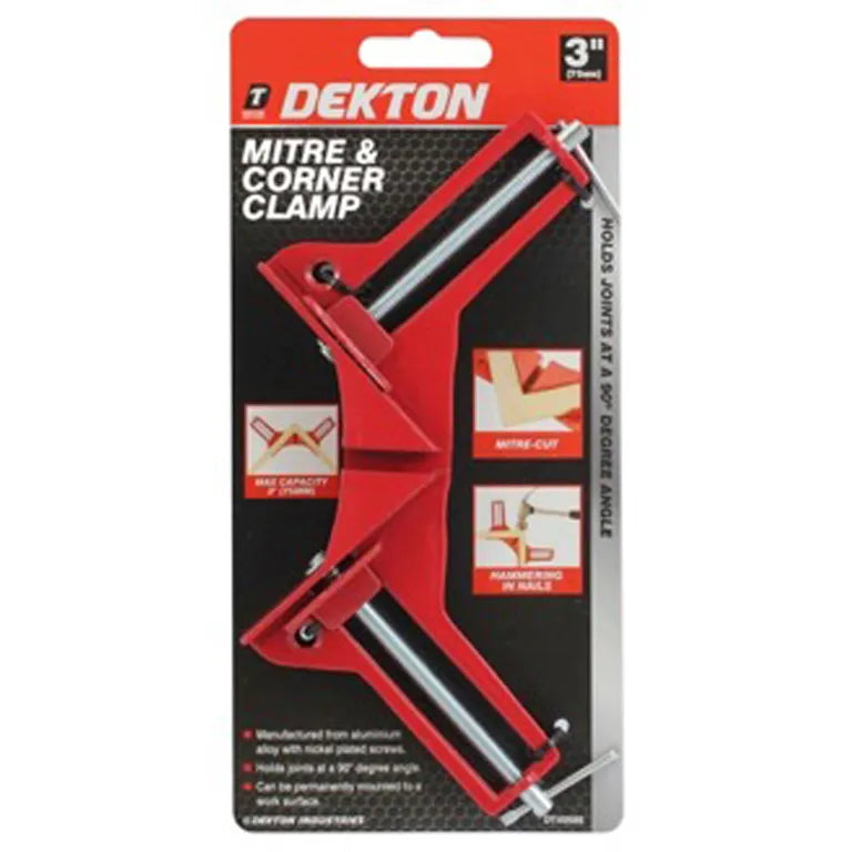 Dekton DT40585 3" Mitre & Corner Clamp Set