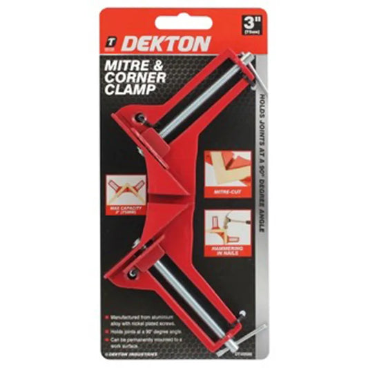 Dekton DT40585 3" Mitre & Corner Clamp Set