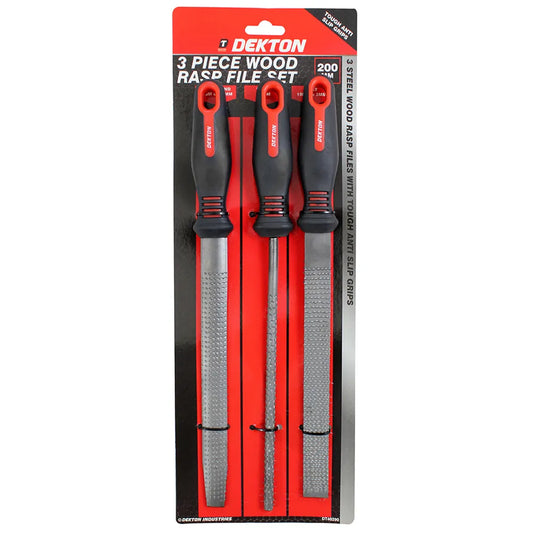 Dekton 3 Piece Wood File Set