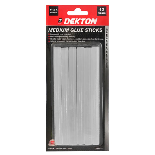 Dekton Medium Glue Sticks 11.2 x 150mm 12 Pack