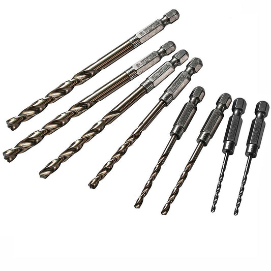 Faithfull 8 Piece Quick Change Drill Bit Set