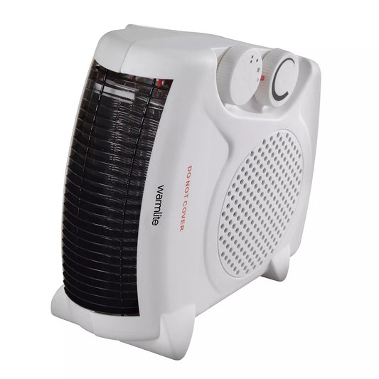 Warmlite 2kw Flat or Upright Fan Heater
