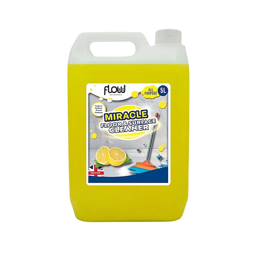 Flow Miracle Lemon Floor & Surface Cleaner Concentrate 5L