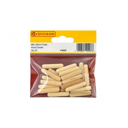 Centurion Wooden Dowels 20 Pack