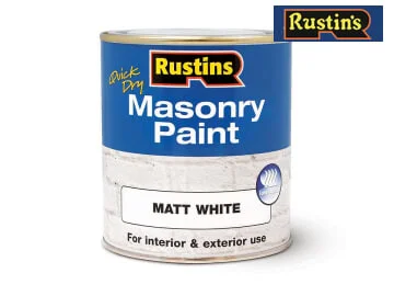Rustins Quick Dry Matt Masonry Paint 250ml