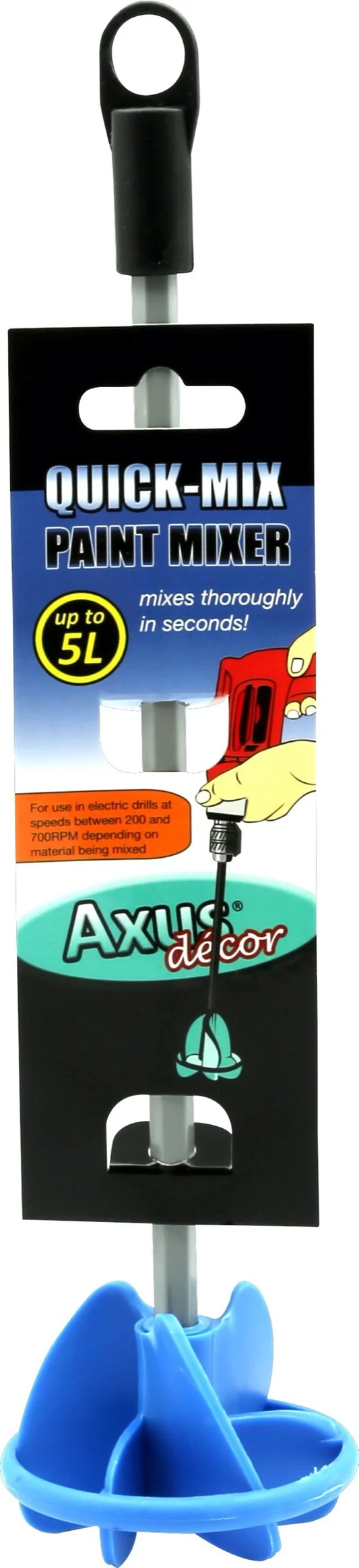 Axus Decor 5L Quick Mix Paint Mixer Blue Series