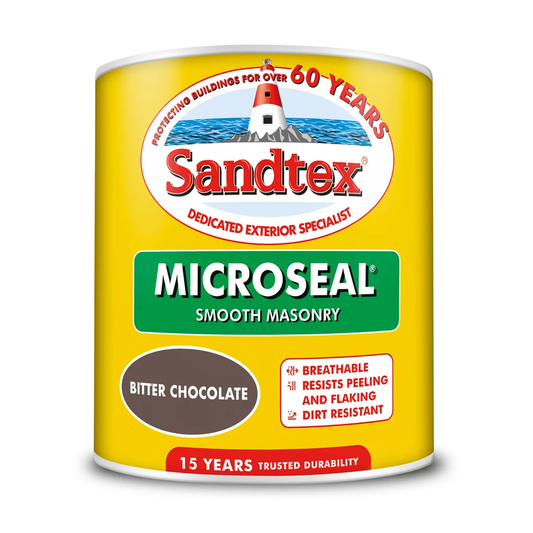 Sandtex Microseal Smooth Masonry Bitter Chocolate