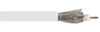 White Co-Axial Cable - Per Metre
