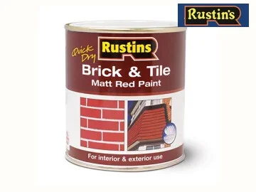 Rustins Quick Dry Brick & Tile Matt Red Paint