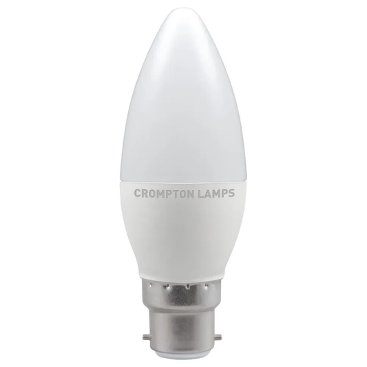Crompton Dimmable LED BC 40W Candle Cool White