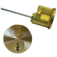 Yale Replacement Rim Cylinder Polished Brass