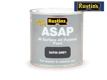 Rustins Quick Dry ASAP All Surface All Purpose Satin Paint 250ml