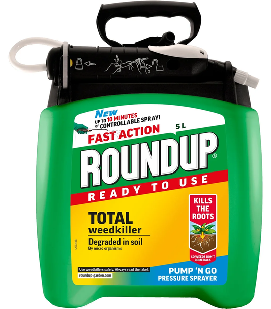 Roundup Fast Action Ready to Use Weedkiller Pump ‘n Go 5L
