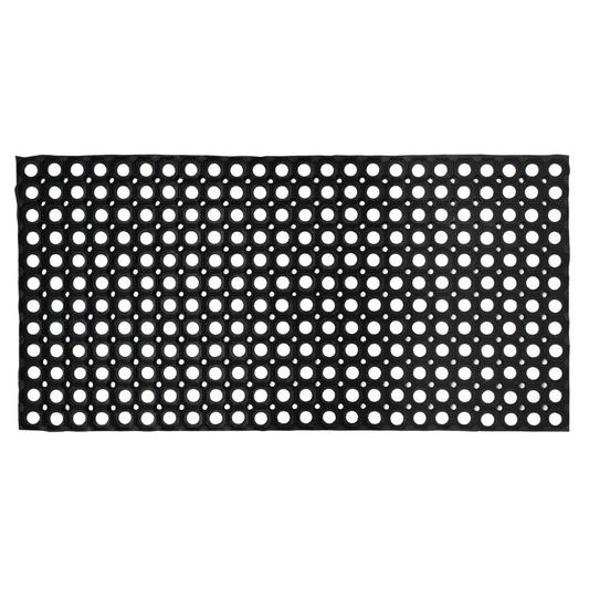 JVL Contract Rondo Rubber Scraper Doormat 50 x 100cm