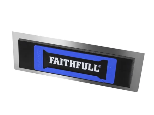 Faithfull PFLEX16S Flexifit Stainless Steel Trowel with Foam 16"