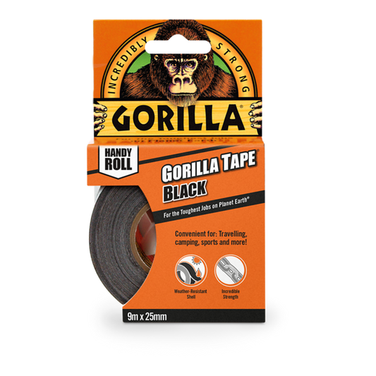 Gorilla Tape Handy Roll Black
