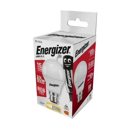 Energizer LED BC 60W Warm White