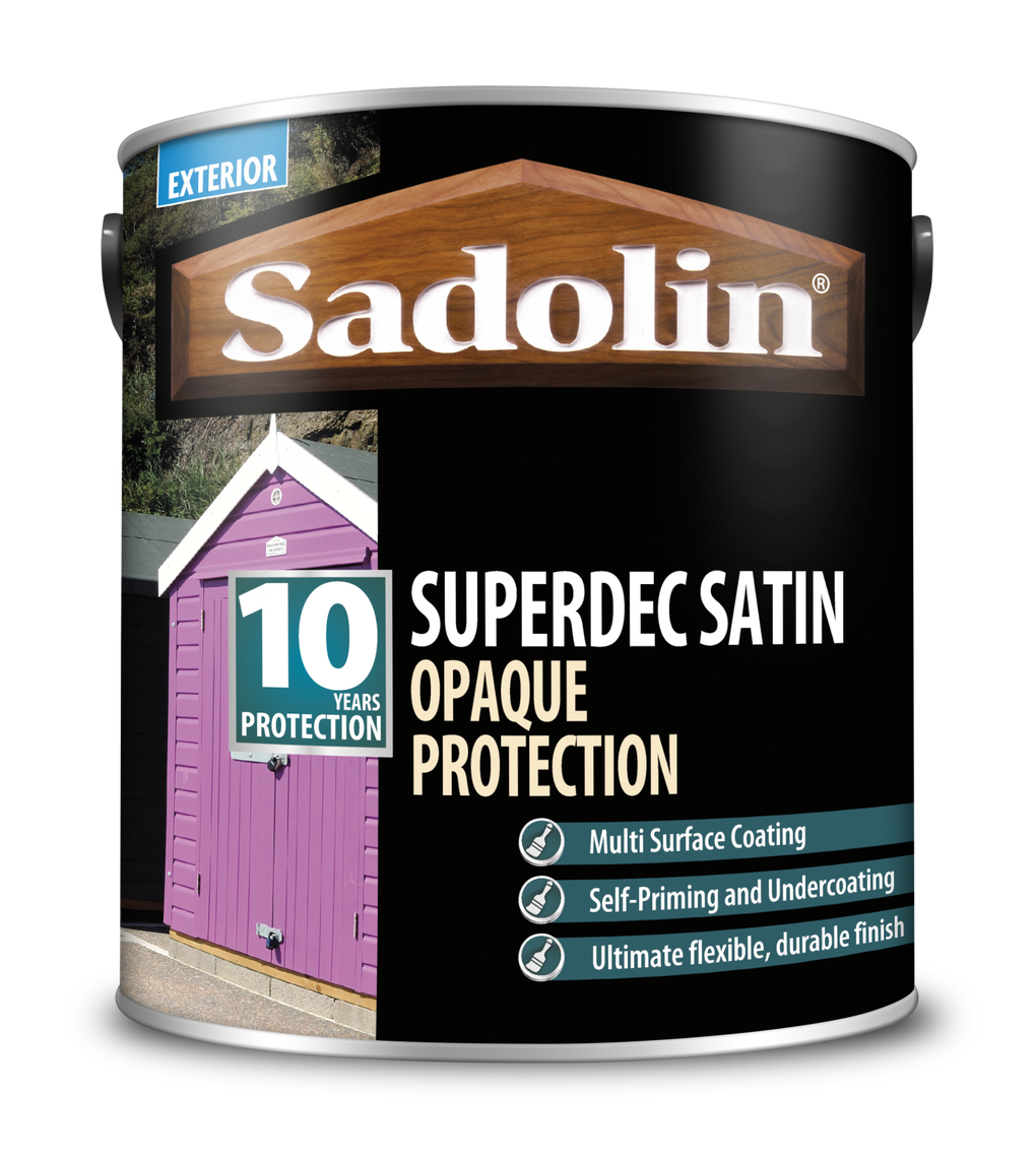 Sadolin Colour Mixed Superdec Satin Clear 065 Base