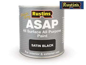 Rustins Quick Dry ASAP All Surface All Purpose Satin Paint 250ml