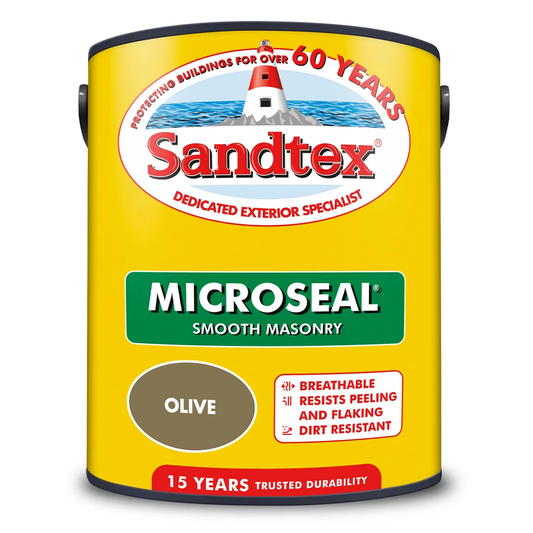 Sandtex Microseal Smooth Masonry Olive 5L