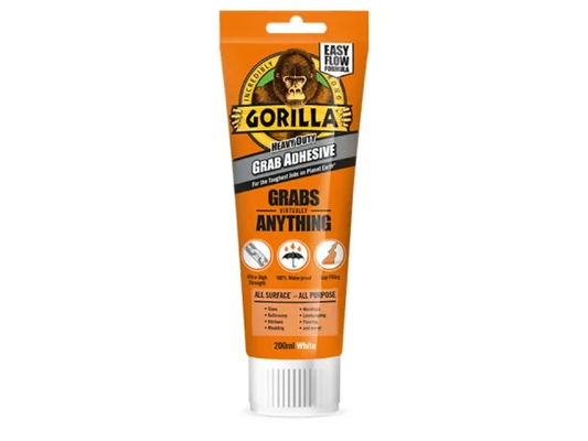 Gorilla Glue Grab Adhesive Tube White 200ml