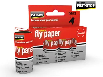 Pest Stop Fly Papers 4 Pack
