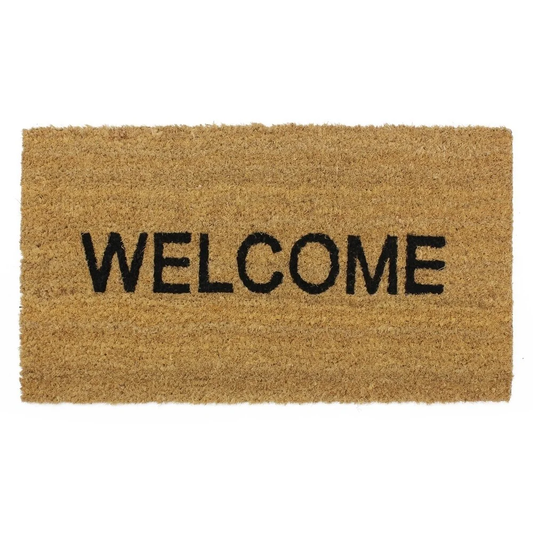 JVL Welcome Coir Doormat 33.5cm x 60cm