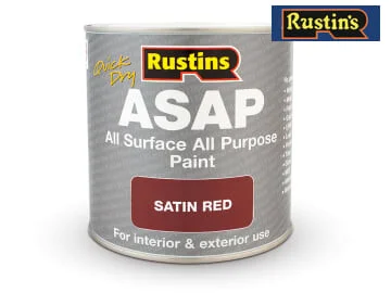Rustins Quick Dry ASAP All Surface All Purpose Satin Paint 250ml