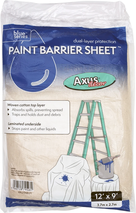 Axus Decor Blue Series Paint Barrier Sheet 12' x 9'