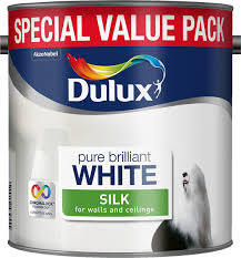 Dulux Silk Emulsion Pure Brilliant White 3L