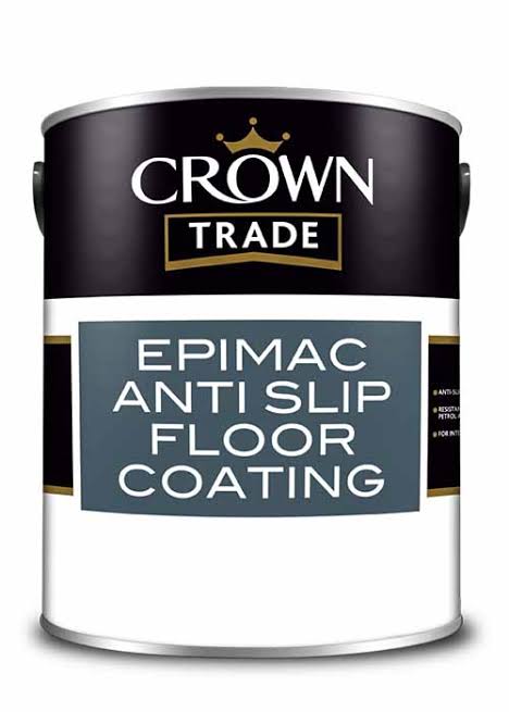 Crown Trade Epimac Floor Paint Mid Grey 5L