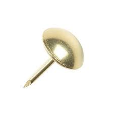 StarPack 15mm Upholstery Nails Brass Plated